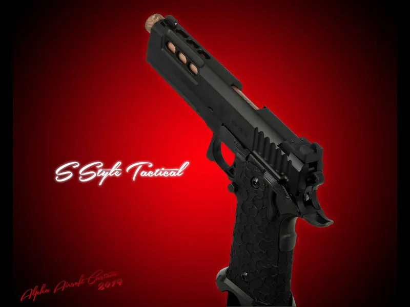 AA Custom Custom "STI Style Tactical" Racing (Hi-Capa) Gas BlowBack Pistol