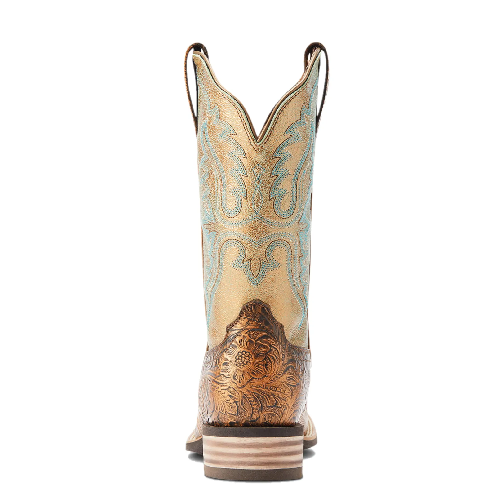 Ariat Ladies Olena Bronze Age & Green Mile Western Boots 10044442