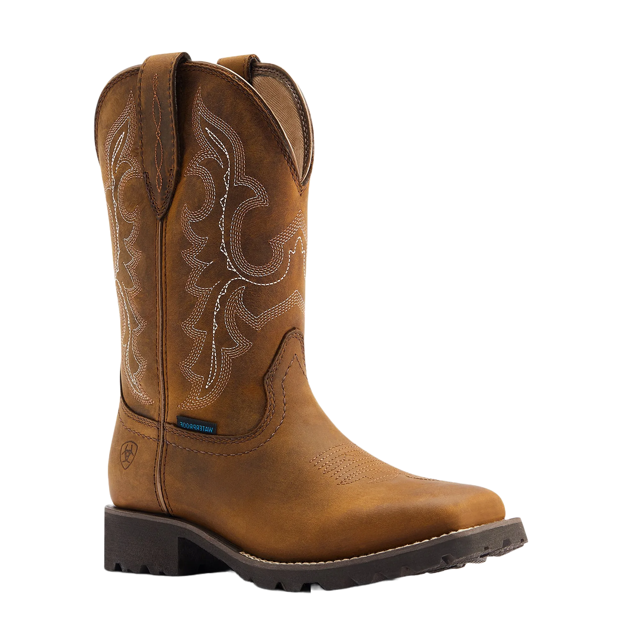 Ariat Ladies Unbridled‚Ñ¢ Rancher H2O Oily Distressed Tan Boots 10044437