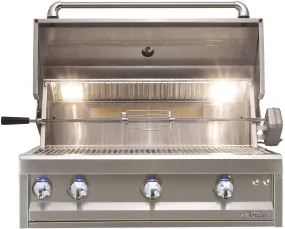 Artisan 36'' Professional 3-Burner Built-In Natural Gas Grill With Rotisserie