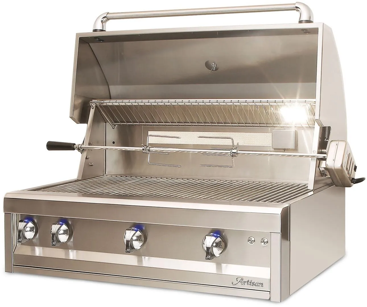 Artisan 36'' Professional 3-Burner Built-In Natural Gas Grill With Rotisserie