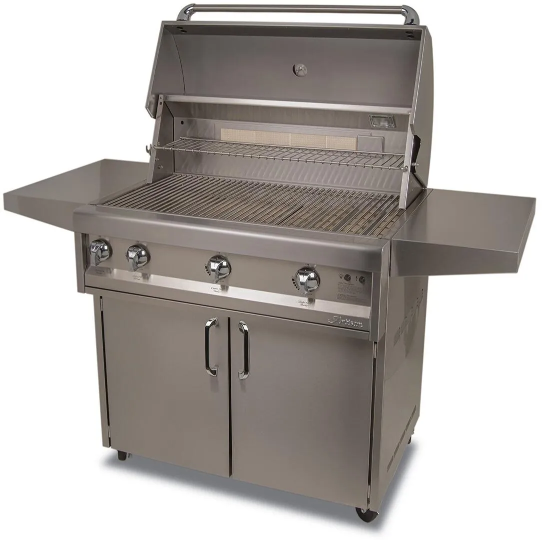 Artisan 36'' Professional 3-Burner Freestanding Propane Gas Grill With Rotisserie