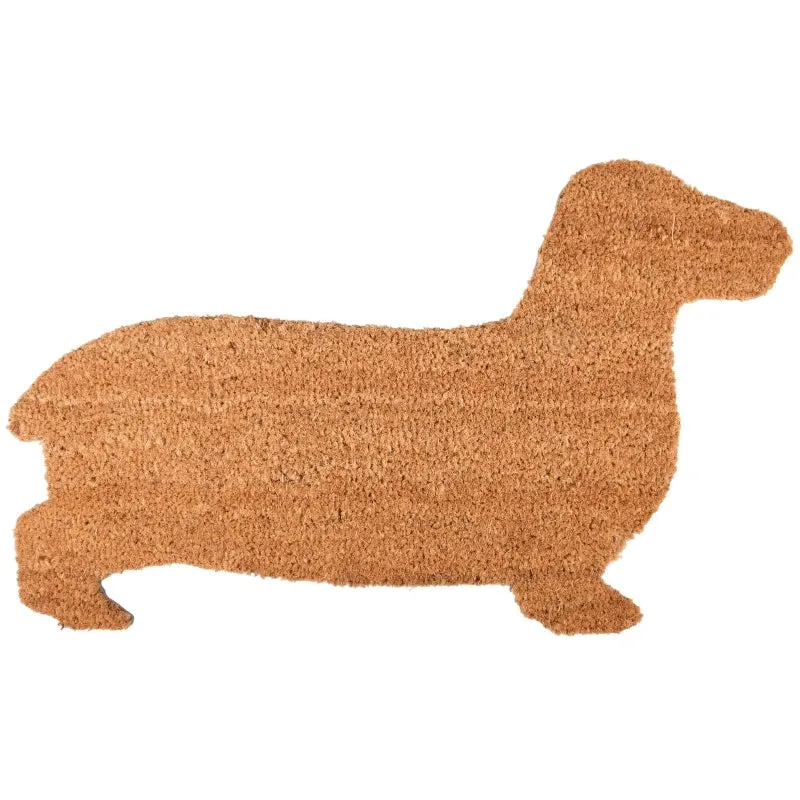 Best for Boots Dachshund Coir Doormat