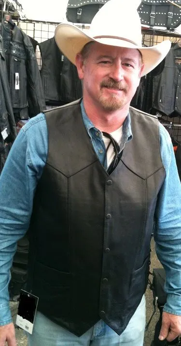 Big Tall Leather Vest The Classic