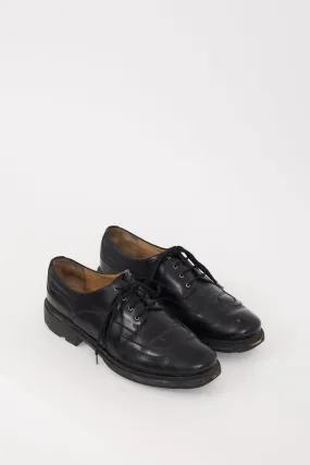 Black Leather Wingtip Oxford