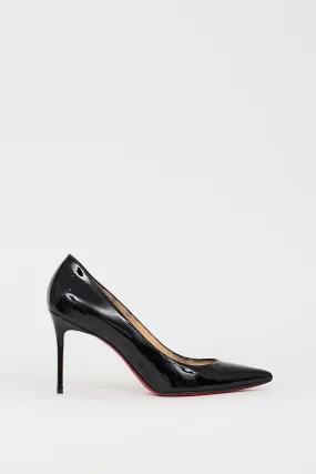 Black Patent Leather Décolleté 554 100 Pump