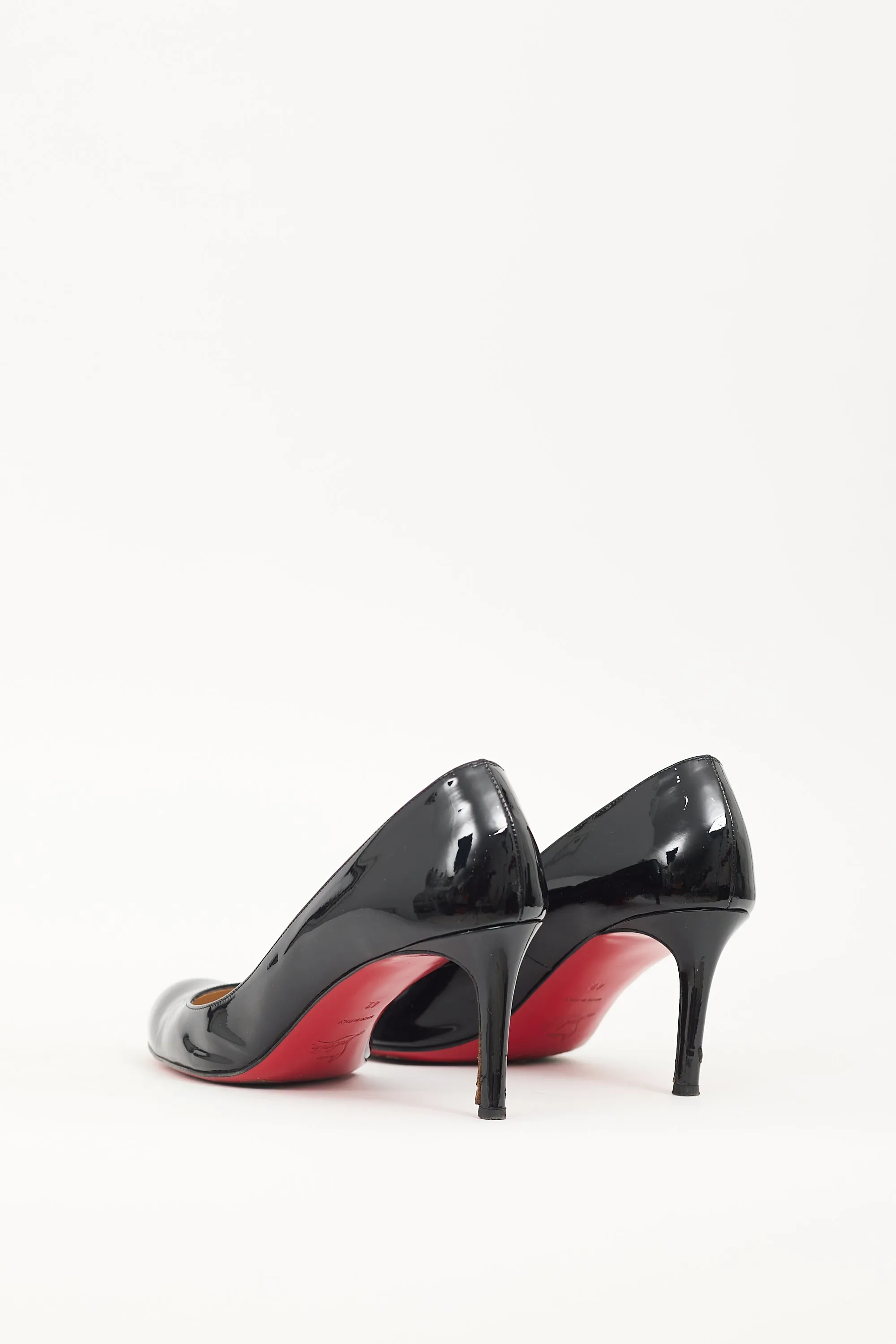 Black Patent Leather Simple Pump