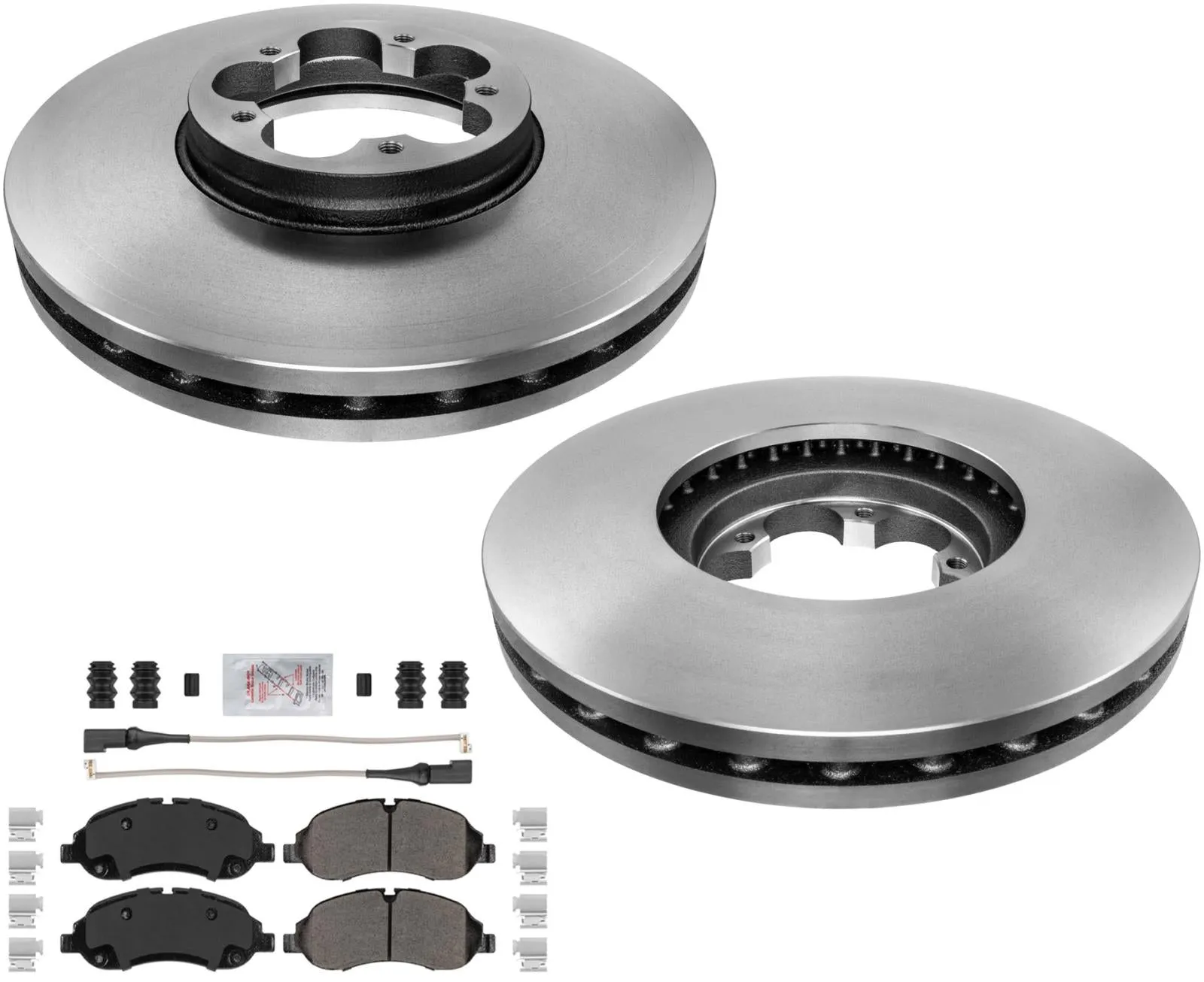 Brake Disc 5Bolt Disc Rotors Severe Duty Pads For Ford Transit 150 2020-2022