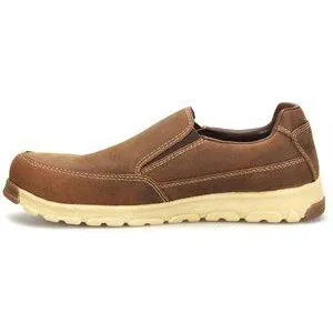 Carolina Men's S-117 Aluminum Toe Slip-On Work Shoe - Brown - CA5572