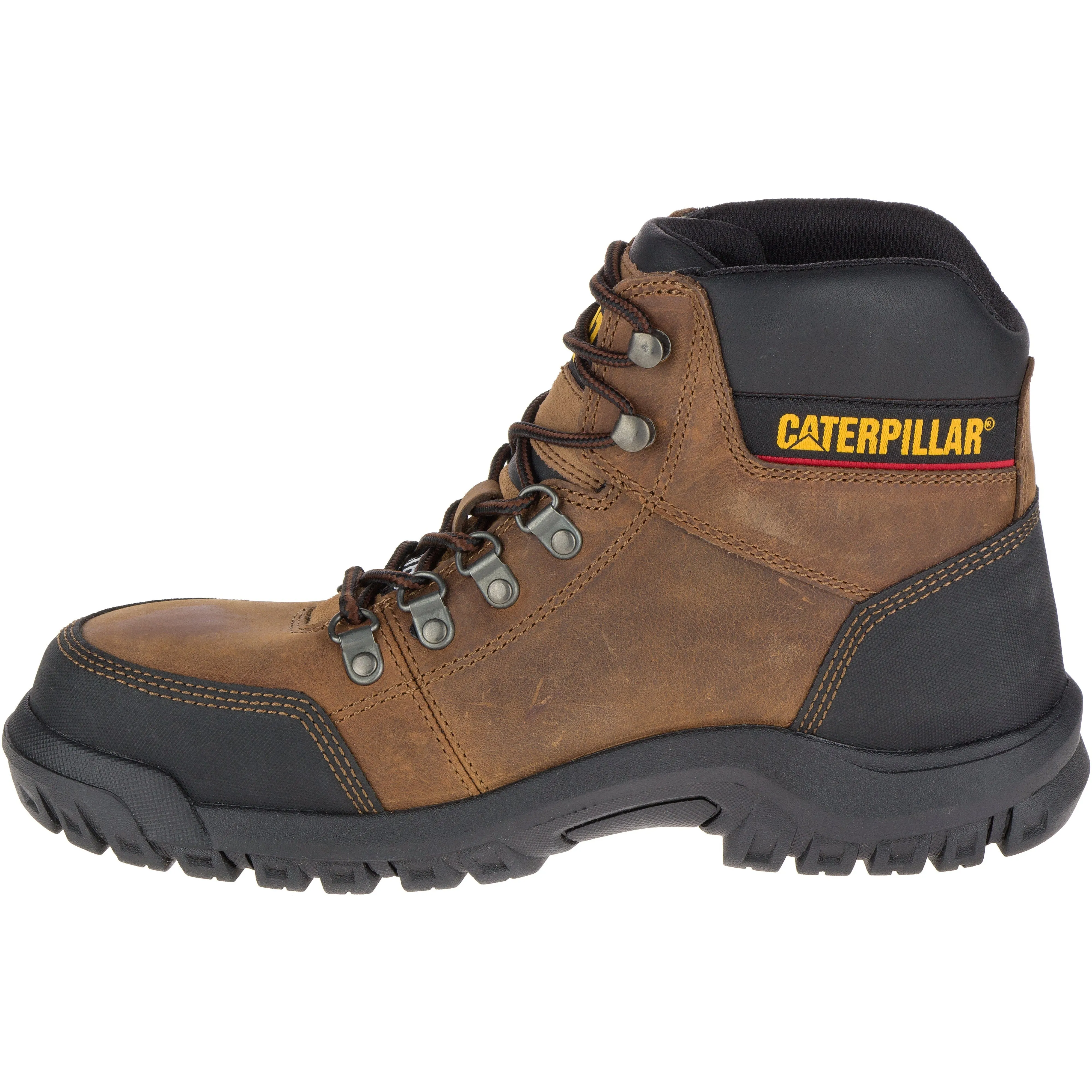 Caterpillar FORGE ASTM F2413-11 I/75 C/75 P90900 Dark Beige Steel Toe Safety Work Boot