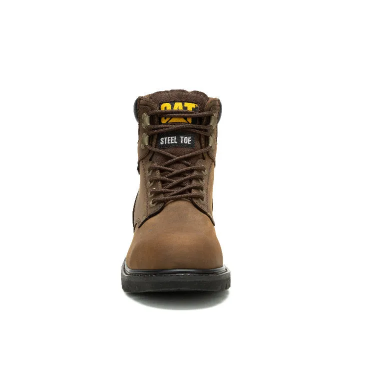 Caterpillar SECOND SHIFT ANSI F2413-11 I/75 C/75 P91660 Steel Toe Dark Brown Waterproof Work Boot