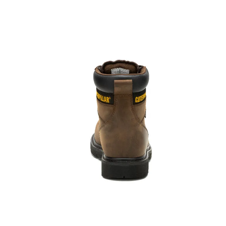 Caterpillar SECOND SHIFT ANSI F2413-11 I/75 C/75 P91660 Steel Toe Dark Brown Waterproof Work Boot