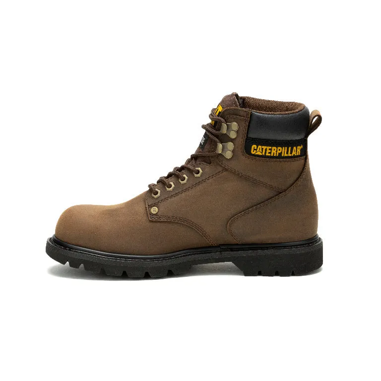 Caterpillar SECOND SHIFT ANSI F2413-11 I/75 C/75 P91660 Steel Toe Dark Brown Waterproof Work Boot