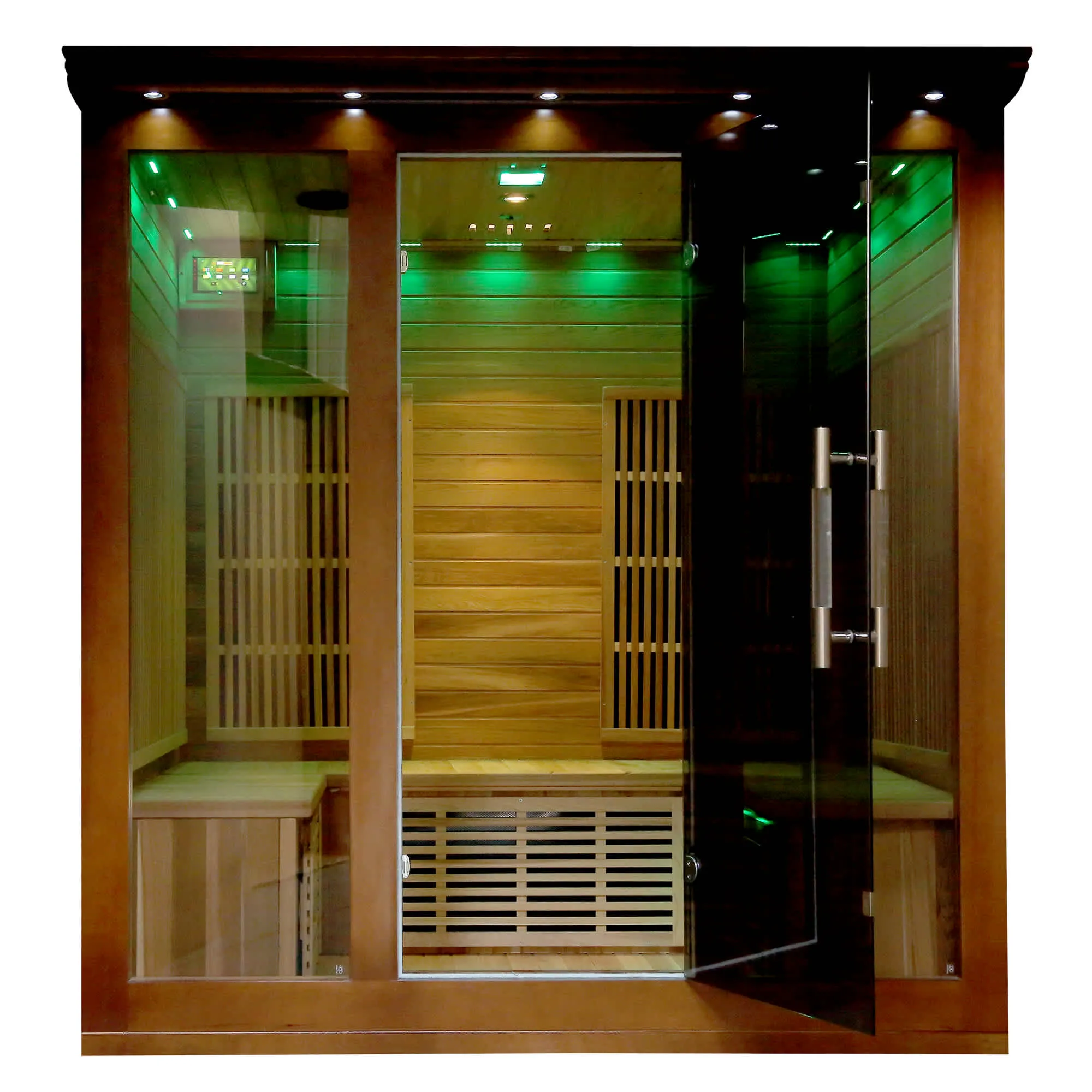 Cedar Elite 4-5 Person Premium Sauna w/ 9 Carbon Heaters