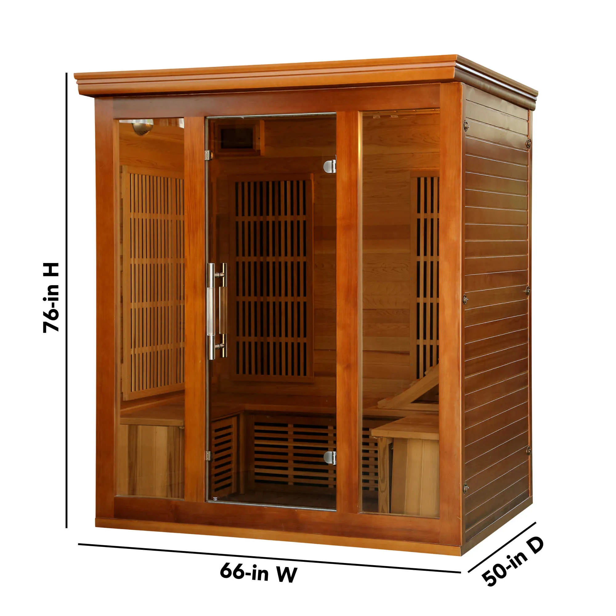 Cedar Elite 4-5 Person Premium Sauna w/ 9 Carbon Heaters