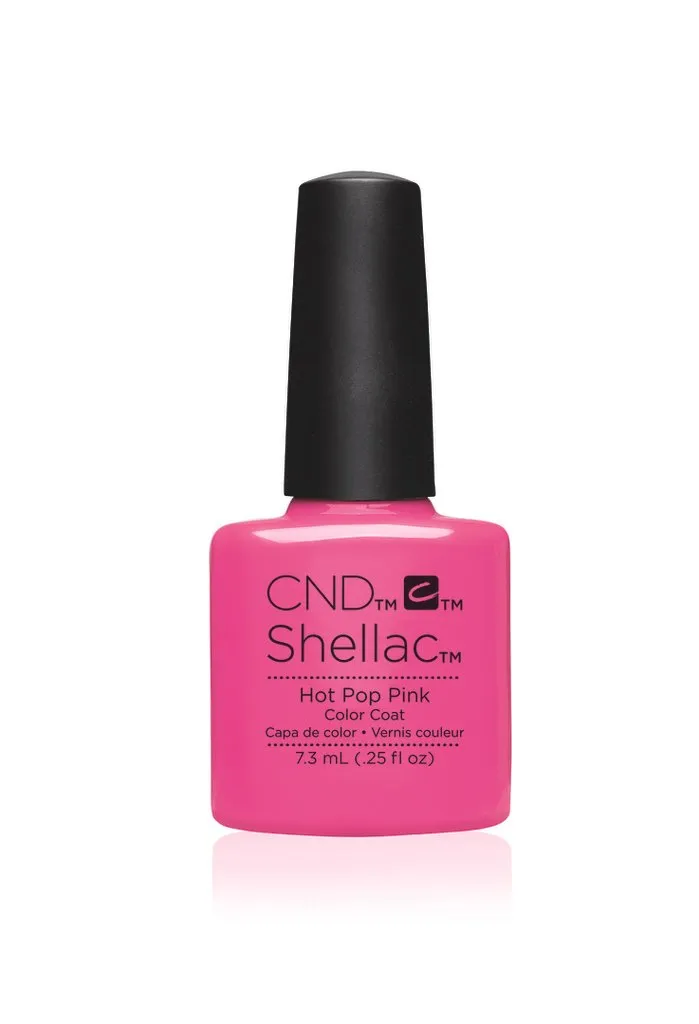 CND Shellac Hot Pop Pink