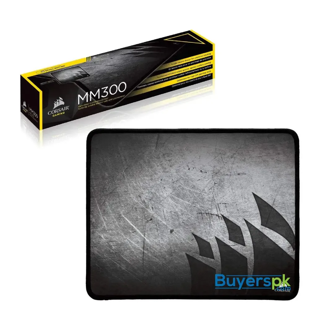 Corsair Mm300 - Anti-fray Cloth Gaming Mouse Pad - High-performance Mouse Pad Optimized for Gaming