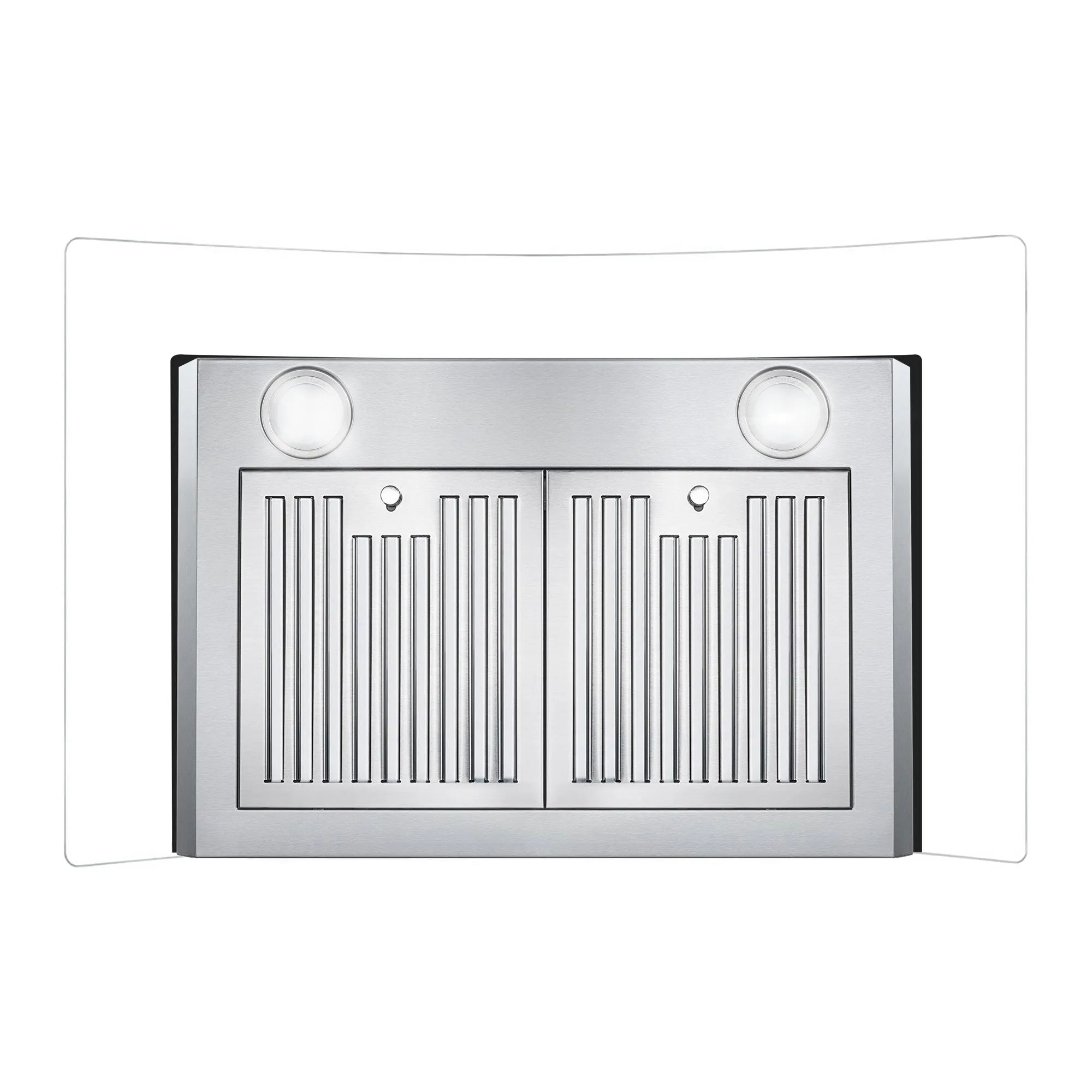 Cosmo 30-Inch 380 CFM Ducted Wall Mount Range Hood in Stainless Steel with Tempered Glass (COS-668A750)