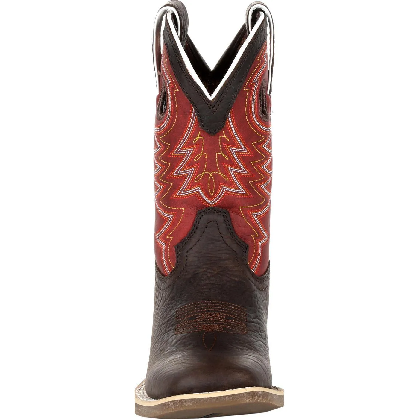 Durango® Lil' Rebel Pro™ Big Kid's Red Western Boot