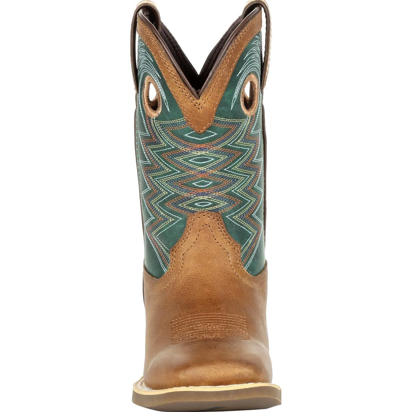 Durango Lil' Rebel Pro Big Kid's Teal Western Boot