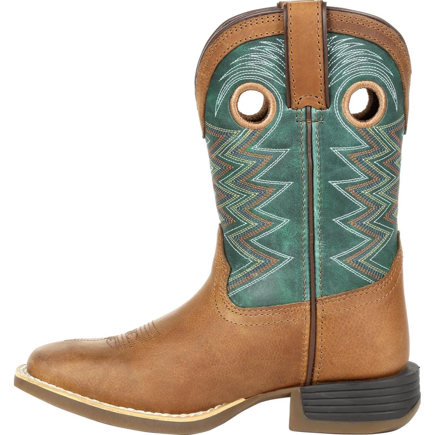 Durango Lil' Rebel Pro Big Kid's Teal Western Boot