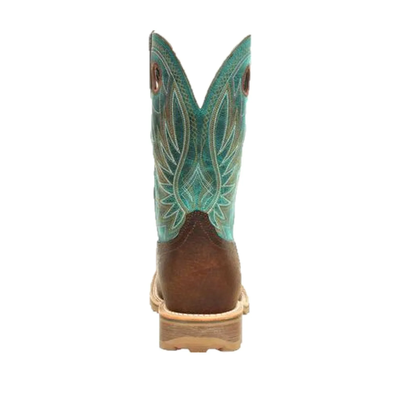 Durango® Men's Maverick Ranger Brown & Turquoise Square Toe Boots DDB0300