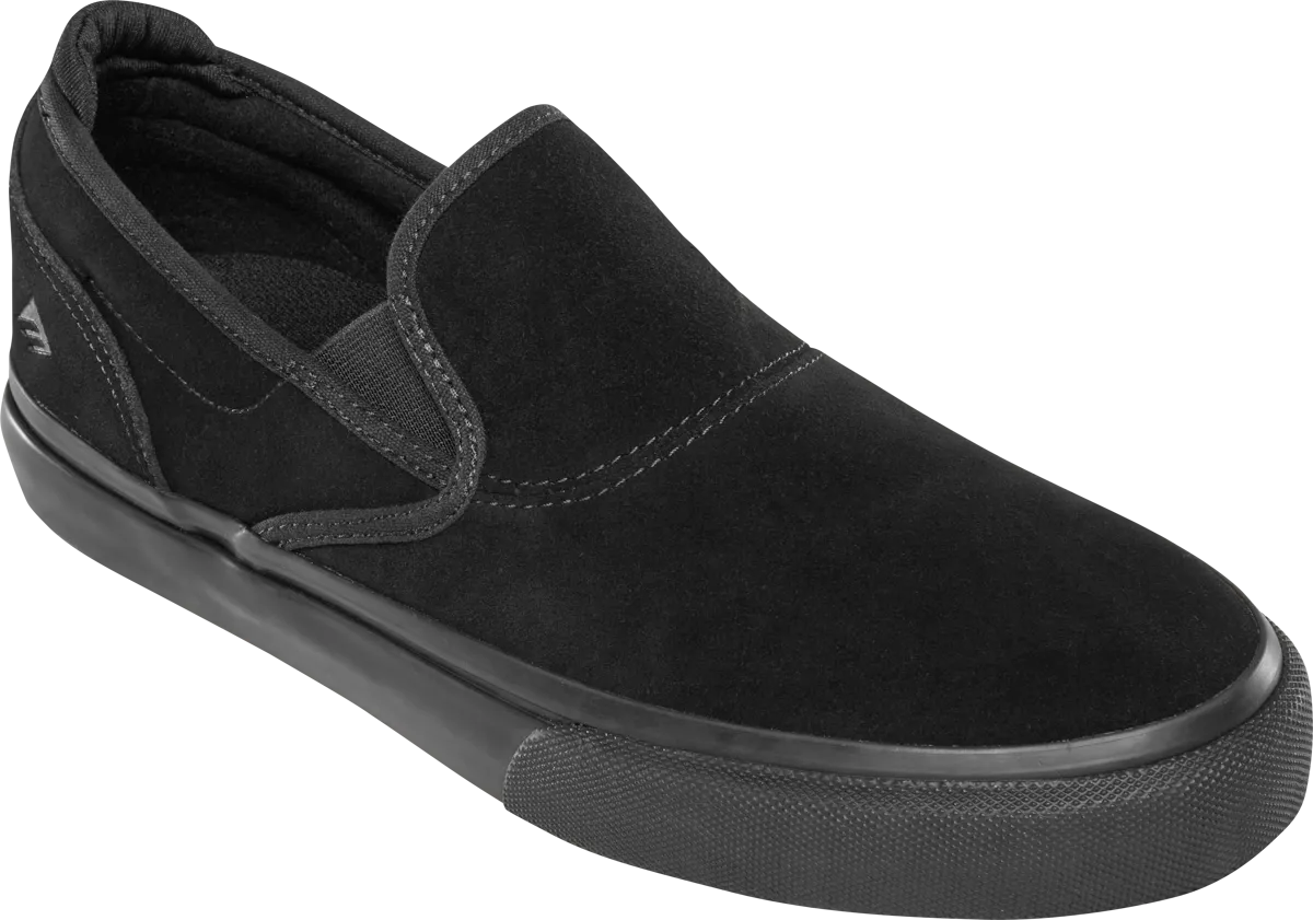 EMERICA WINO G6 SLIP ON BLACK/BLACK