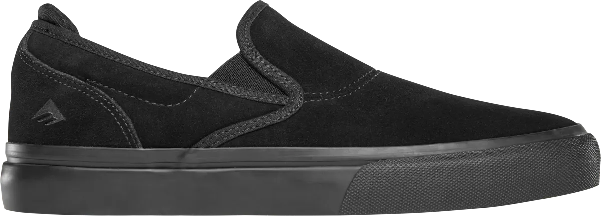 EMERICA WINO G6 SLIP ON BLACK/BLACK