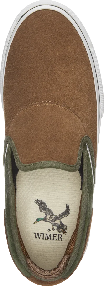 EMERICA WINO G6 SLIP ON BROWN/GREEN