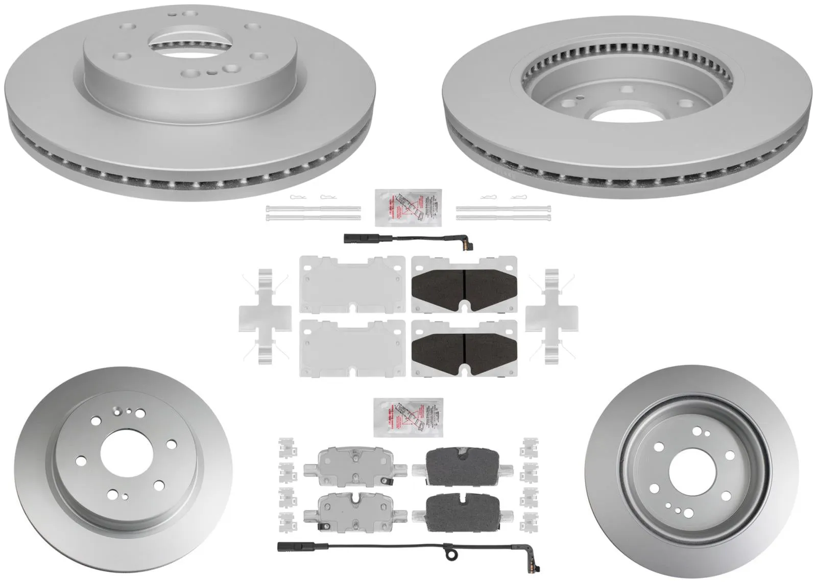 Fleet Duty Coated Disc Brake Rotors Brake Pads Sensor For Chevrolet Tahoe 21-24