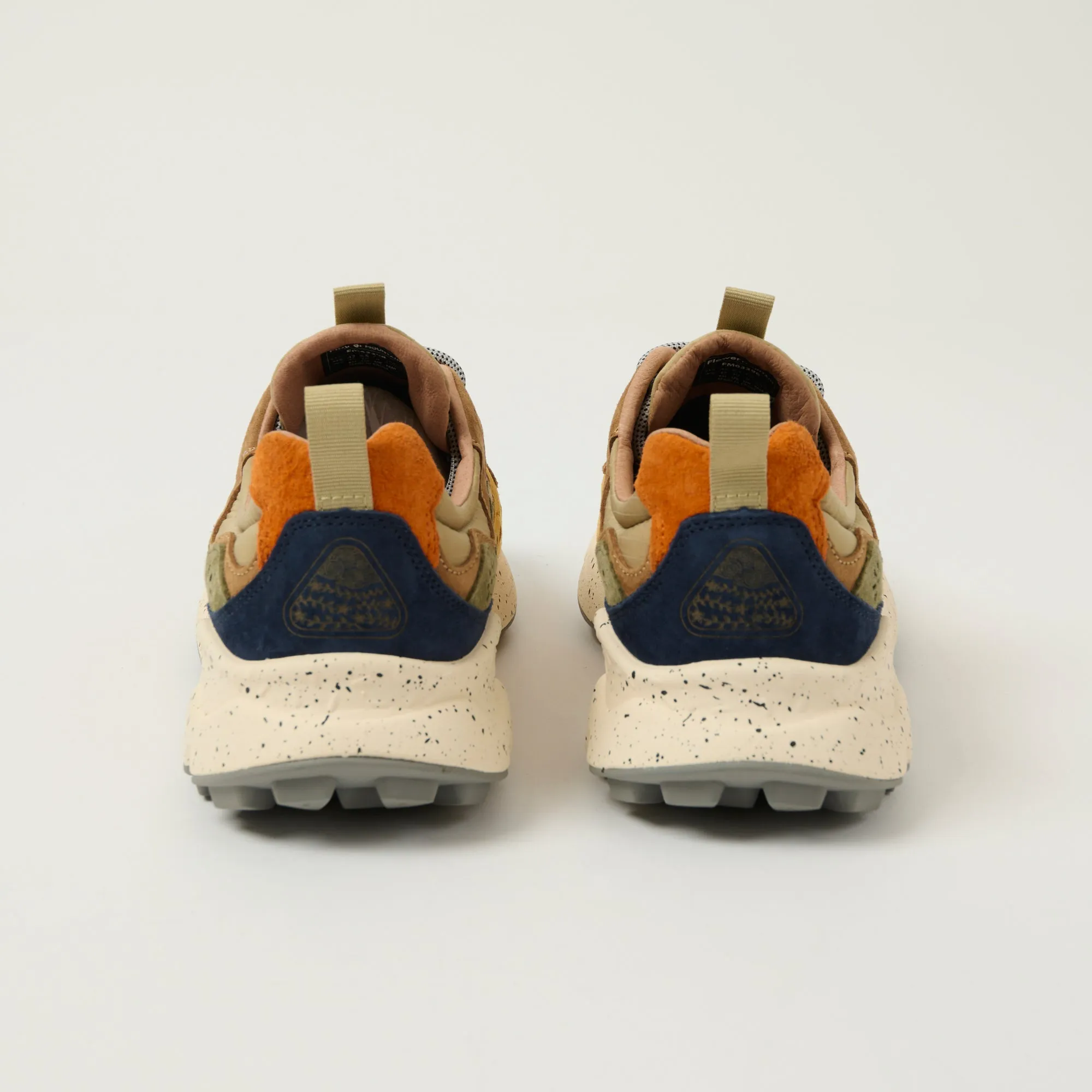 Flower Mountain Yamano 3 Man Suede/Nylon Sneaker -Navy/Cream