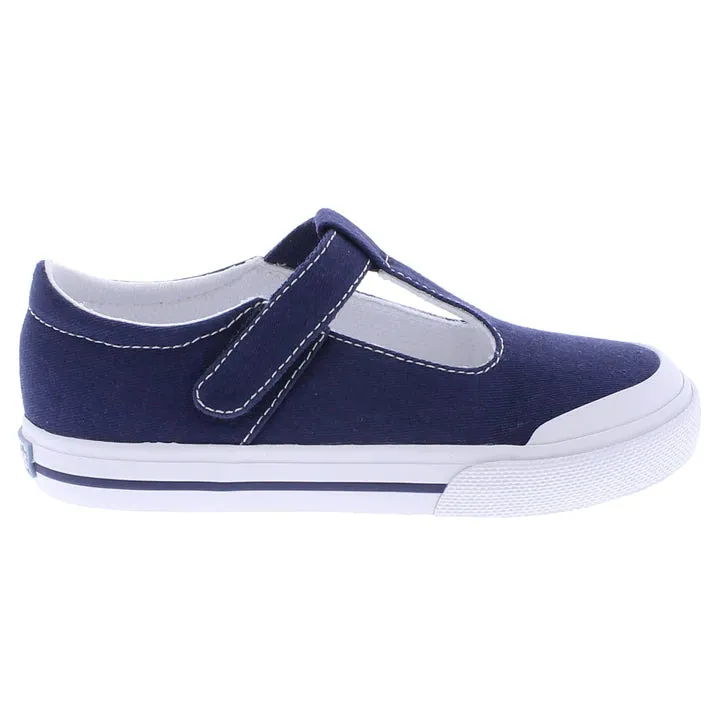 Footmates Drew T-Strap Canvas Sneaker