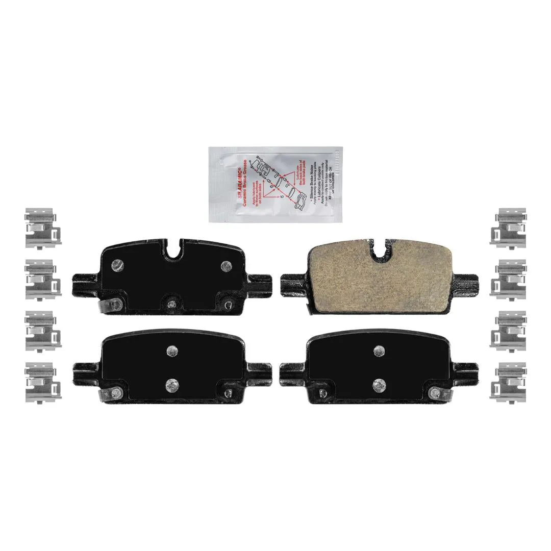 Front Fleet Heavy Duty Compound Disc Brake Pads Sensor For Chevrolet Tahoe 21-24