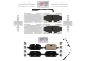 Front Fleet Heavy Duty Compound Disc Brake Pads Sensor For Chevrolet Tahoe 21-24