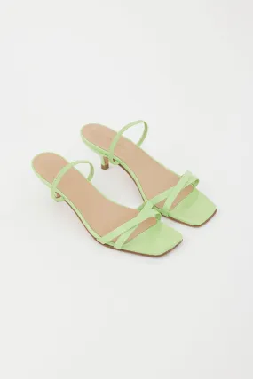 Green Patent Leather Sandal