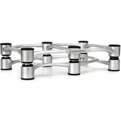 IsoAcoustics ISOAPERTA30SI APERTA 300 Isolation Stand - Silver (Single)