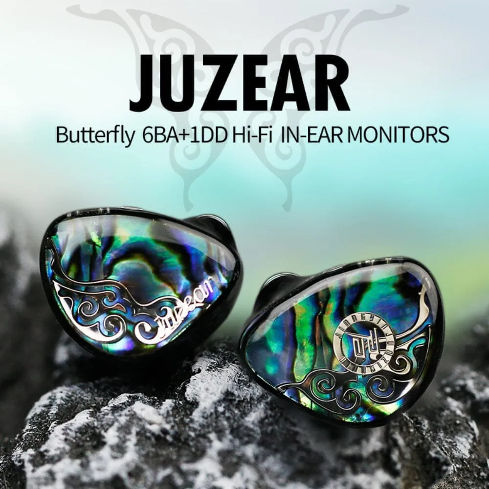 JUZEAR Butterfly 61T 6BA 1DD Hi-Fi In-Ear Monitors