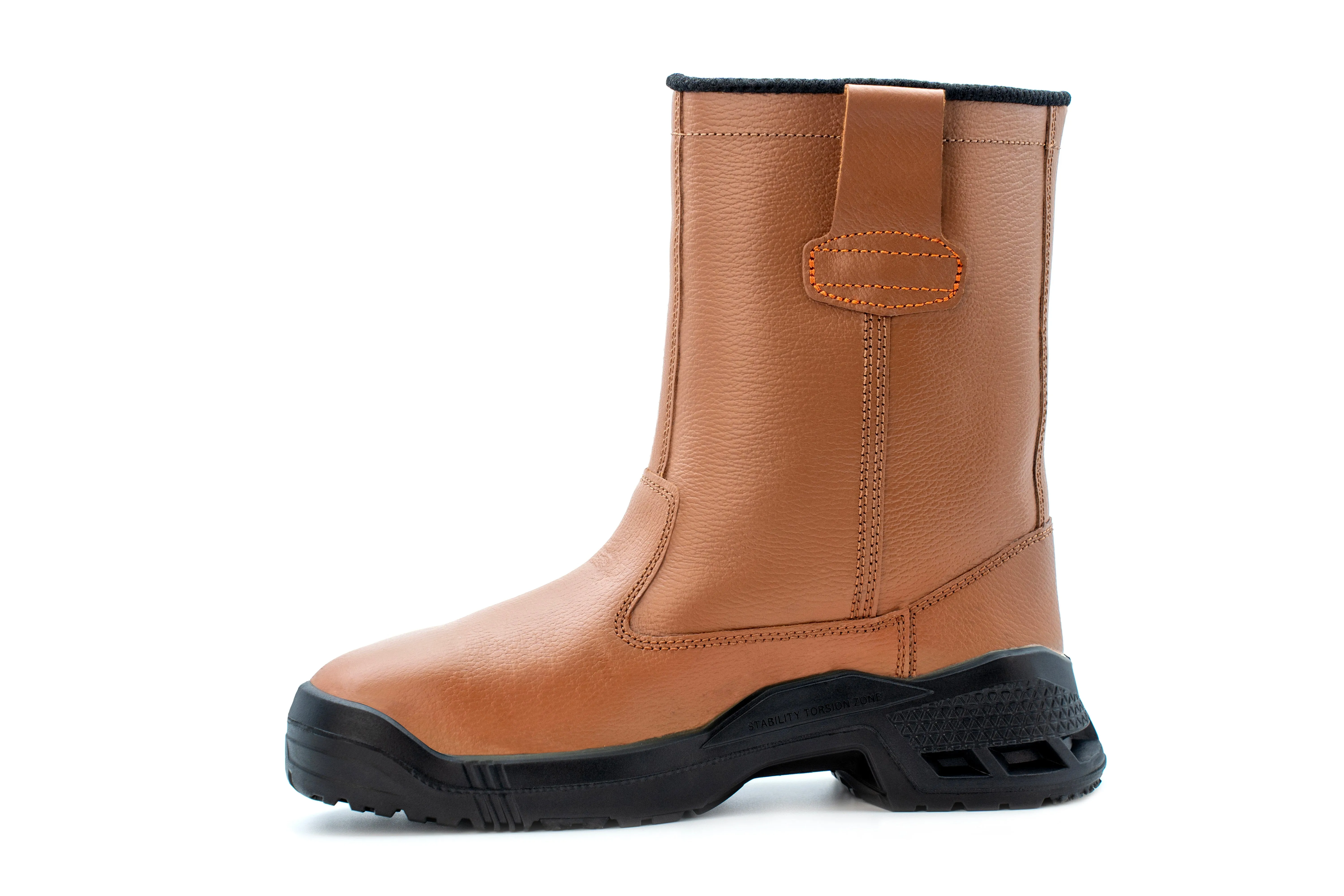 King's Brown Rigger Side Pullup High Cut Safety Shoes Boots | Model : KWD205C (Replace KWD805C)