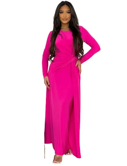 Knot Detail Maxi Dress - NAYEEMA