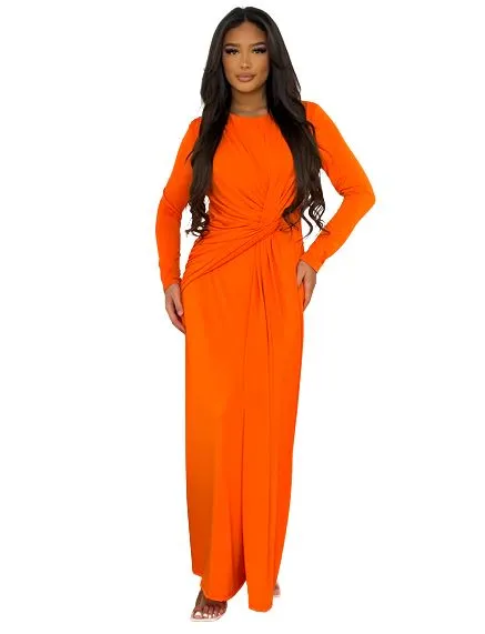 Knot Detail Maxi Dress - NAYEEMA