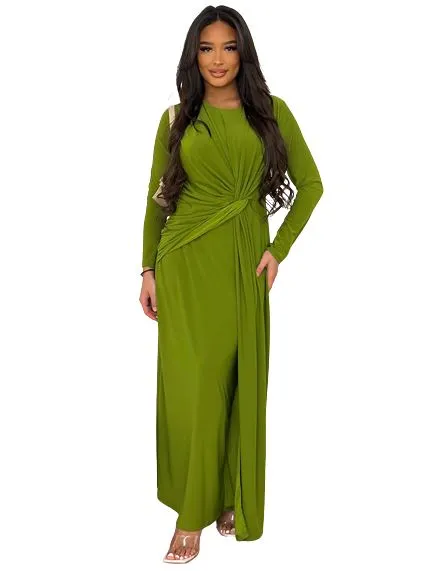 Knot Detail Maxi Dress - NAYEEMA