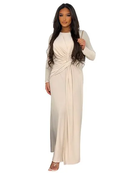 Knot Detail Maxi Dress - NAYEEMA