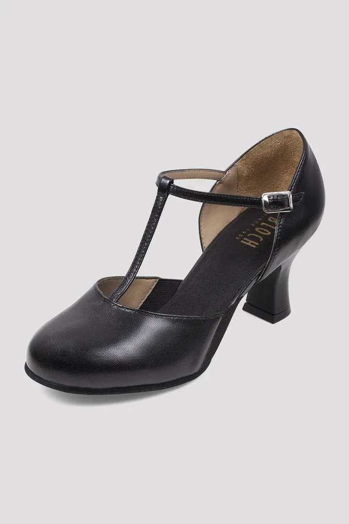 Ladies Split Flex Leather Character Shoes (S0390L)