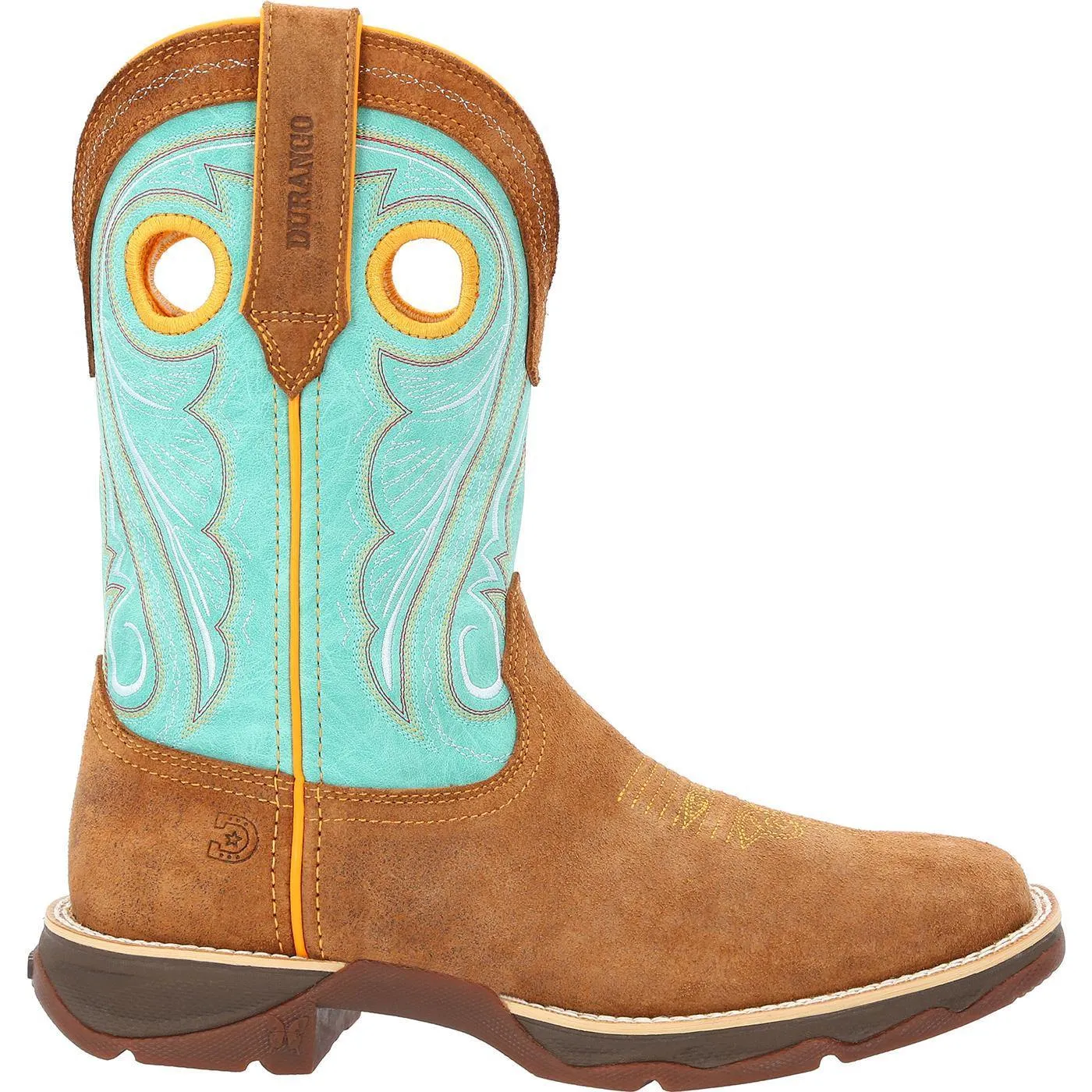 Lady Rebel™ by Durango® Women's Dusty Brown & Sky Blue Western Boot