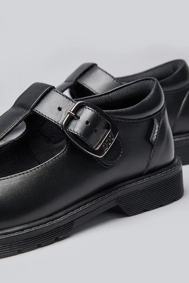 LEATHER T-BAR SHOE