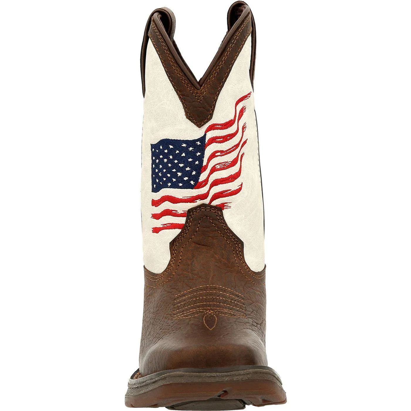 Lil' Rebel™ by Durango® Big Kids Distressed Flag Western Boot