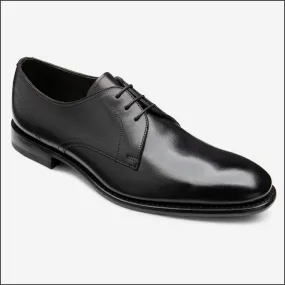 Loake Atherton Black Calf Leather Shoe--