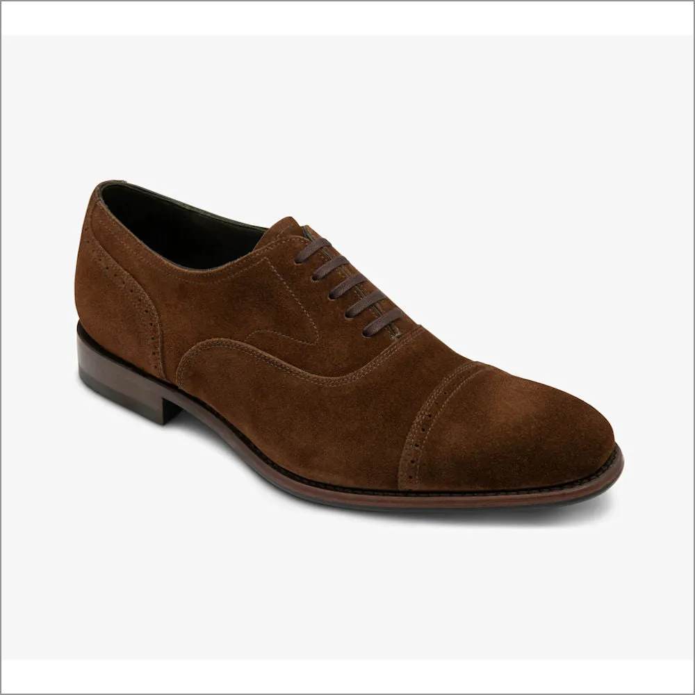 Loake Hughes Brown Suede Semi-brouge--