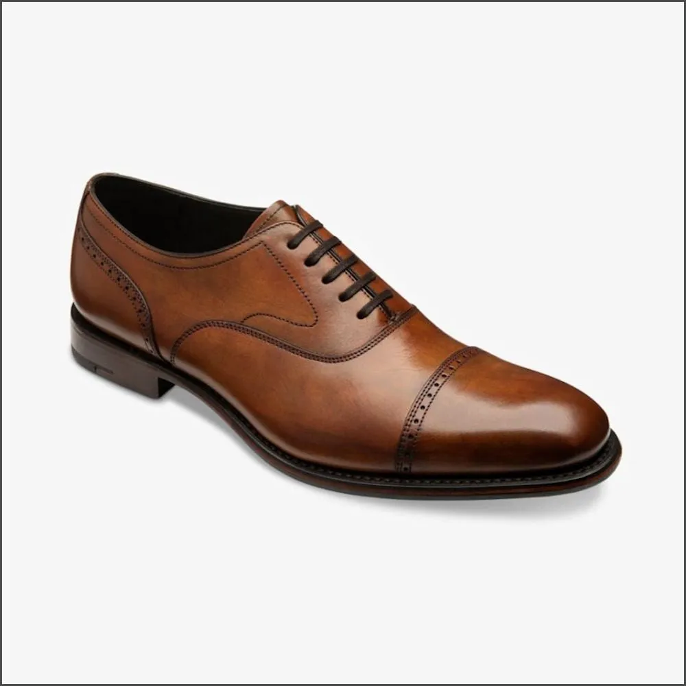 Loake Hughes Chestnut Brown Semi-brouge--