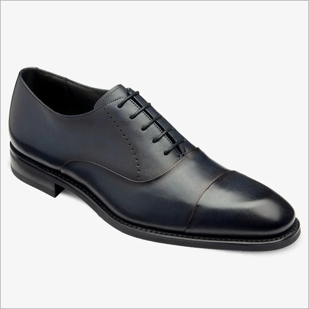 Loake phoenix Navy Leather toe-cap--